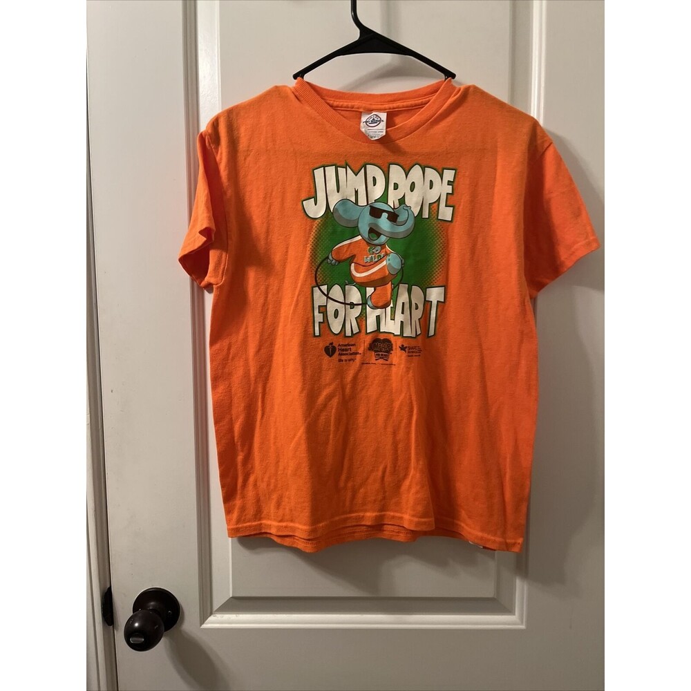 Delta Boys Graphic Short Sleeve T-Shirt Size Large Orange